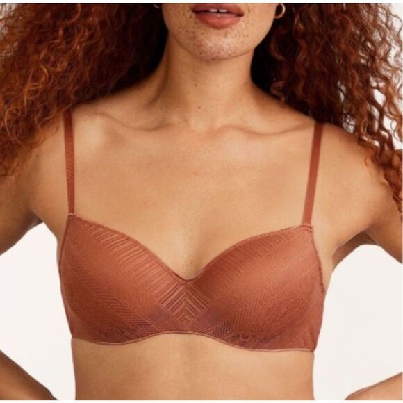 Third Love Everyday lace T-shirt 38B 1/2 comfortable bra - Picture 1 of 4